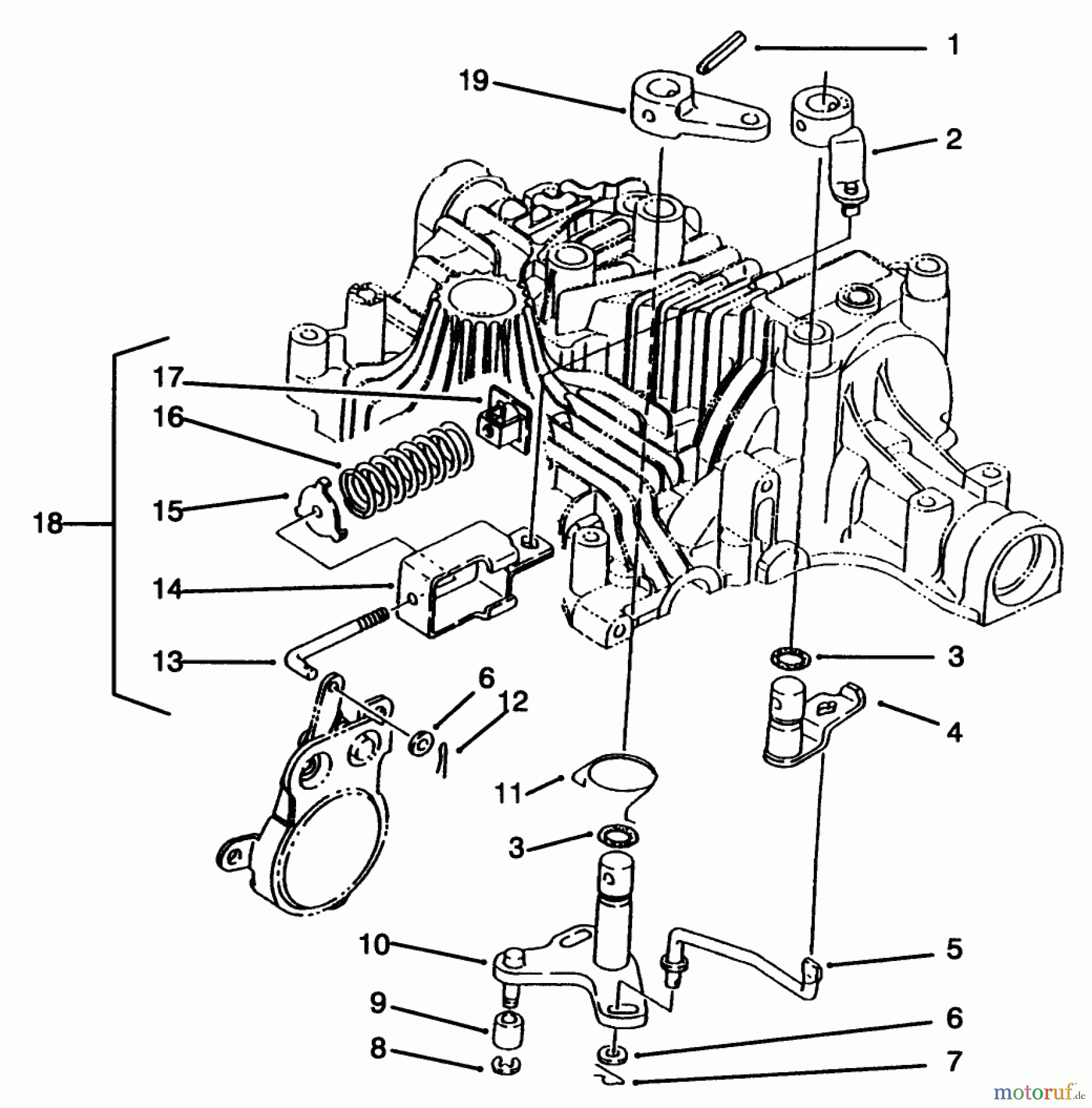  Toro Neu Mowers, Lawn & Garden Tractor Seite 1 72085 (267-H) - Toro 267-H Lawn and Garden Tractor, 1996 (6900001-6999999) BRAKE INTERLOCK