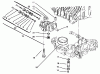 Toro 72085 (267-H) - 267-H Lawn and Garden Tractor, 1996 (6900001-6999999) Ersatzteile CENTER CASE