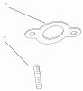 Toro 72085 (267-H) - 267-H Lawn and Garden Tractor, 1996 (6900001-6999999) Ersatzteile EXHAUST