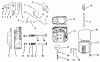 Toro 72085 (267-H) - 267-H Lawn and Garden Tractor, 1996 (6900001-6999999) Ersatzteile HEAD/VALVE/BREATHER