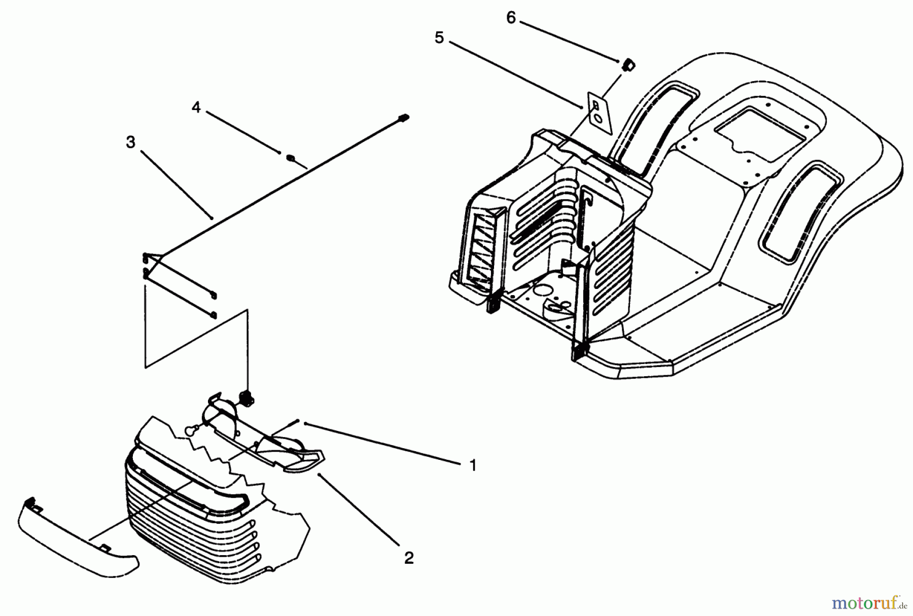 Toro Neu Accessories, Mower 79180 - Toro Headlight Kit, XL and 200 Series LT/LGT Tractors HEADLIGHT ASSEMBLY