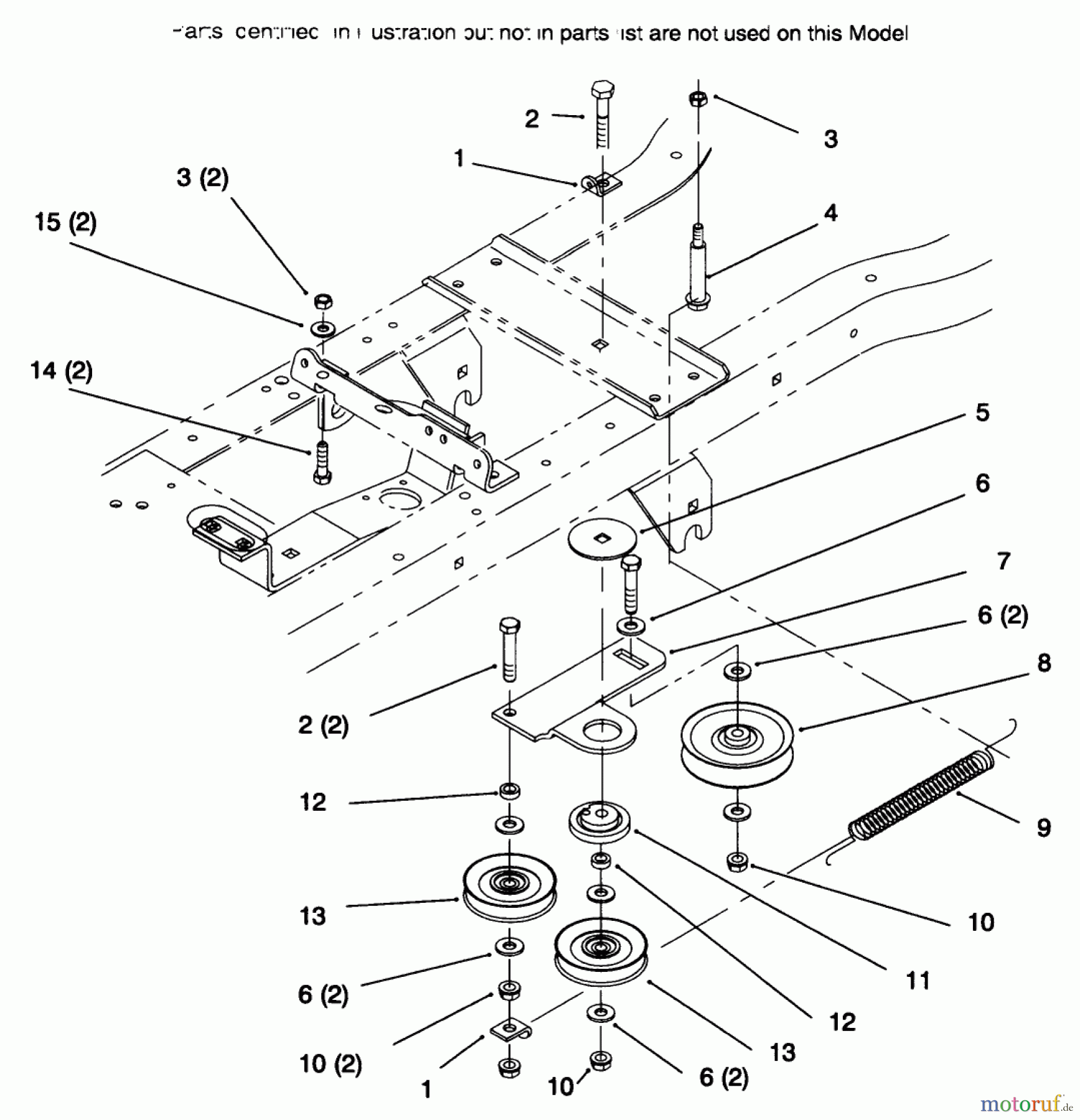  Toro Neu Mowers, Lawn & Garden Tractor Seite 1 72085 (267-H) - Toro 267-H Lawn and Garden Tractor, 1996 (6900001-6999999) HYDRO DRIVE COMPONENTS