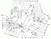 Toro 72085 (267-H) - 267-H Lawn and Garden Tractor, 1996 (6900001-6999999) Ersatzteile LIFT LEVER AND HEIGHT OF CUT