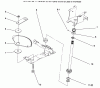 Toro 72085 (267-H) - 267-H Lawn and Garden Tractor, 1996 (6900001-6999999) Ersatzteile LOWER STEERING