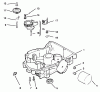 Toro 72085 (267-H) - 267-H Lawn and Garden Tractor, 1996 (6900001-6999999) Ersatzteile OIL PAN/LUBRICATION