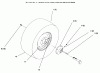 Toro 72085 (267-H) - 267-H Lawn and Garden Tractor, 1996 (6900001-6999999) Ersatzteile REAR WHEEL