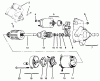 Toro 72085 (267-H) - 267-H Lawn and Garden Tractor, 1996 (6900001-6999999) Ersatzteile STARTING SYSTEM