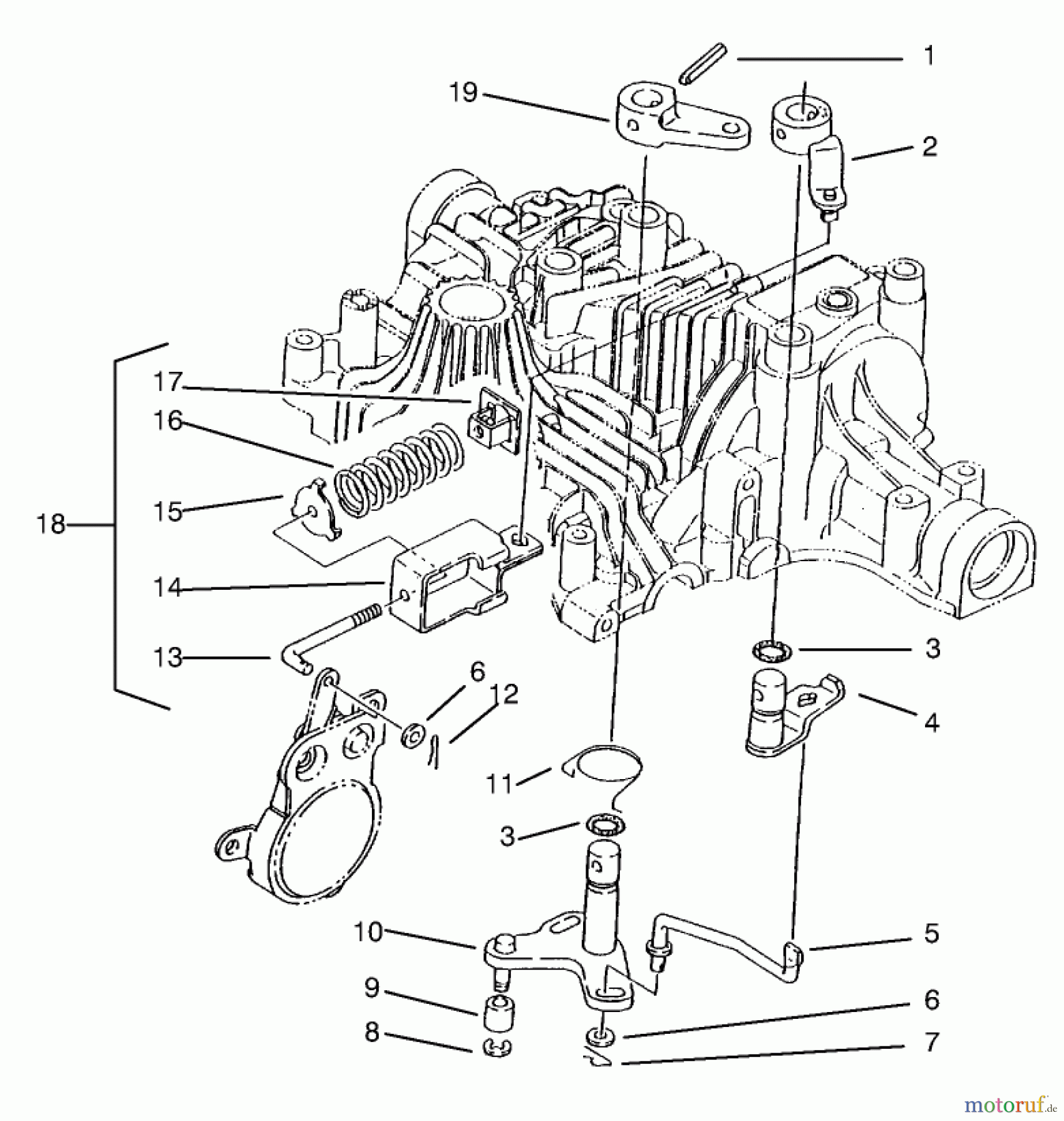  Toro Neu Mowers, Lawn & Garden Tractor Seite 1 72085 (267-H) - Toro 267-H Lawn and Garden Tractor, 1998 (8900400-8999999) BRAKE INTERLOCK