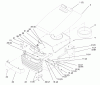 Toro 72085 (267-H) - 267-H Lawn and Garden Tractor, 1998 (8900400-8999999) Ersatzteile HOOD AND GRILL