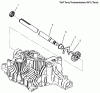 Toro 72086 (268-H) - 268-H Lawn and Garden Tractor, 1999 (9900001-9999999) Ersatzteile AXLE SHAFT