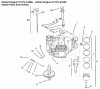Toro 72086 (268-H) - 268-H Lawn and Garden Tractor, 1999 (9900001-9999999) Ersatzteile CRANKCASE