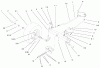 Toro 72086 (268-H) - 268-H Lawn and Garden Tractor, 1999 (9900001-9999999) Ersatzteile FRONT AXLE ASSEMBLY