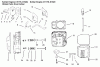 Toro 72086 (268-H) - 268-H Lawn and Garden Tractor, 1999 (9900001-9999999) Ersatzteile HEAD / VALVE / BREATHER