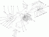 Toro 72086 (268-H) - 268-H Lawn and Garden Tractor, 1999 (9900001-9999999) Ersatzteile HYDRO CONTROLS ASSEMBLY