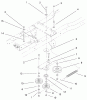 Toro 72086 (268-H) - 268-H Lawn and Garden Tractor, 1999 (9900001-9999999) Ersatzteile HYDRO DRIVE COMPONENTS ASSEMBLY