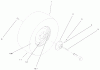 Toro 72086 (268-H) - 268-H Lawn and Garden Tractor, 1999 (9900001-9999999) Ersatzteile REAR WHEEL ASSEMBLY