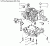 Toro 72086 (268-H) - 268-H Lawn and Garden Tractor, 1999 (9900001-9999999) Ersatzteile TRANSAXLE CASE