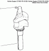 Toro 72107 (268-HE) - 268-HE Lawn and Garden Tractor, 2000 (200000001-200999999) Ersatzteile CRANKSHAFT