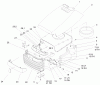 Toro 72107 (268-HE) - 268-HE Lawn and Garden Tractor, 2000 (200000001-200999999) Ersatzteile HOOD & GRILL ASSEMBLY