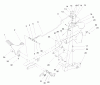 Toro 72107 (268-HE) - 268-HE Lawn and Garden Tractor, 2000 (200000001-200999999) Ersatzteile HYDRO CONTROLS ASSEMBLY