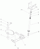 Toro 72107 (268-HE) - 268-HE Lawn and Garden Tractor, 2000 (200000001-200999999) Ersatzteile LOWER STEERING ASSEMBLY