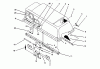 Toro 79201 - Easy Twin 42"/48" Vacuum Bagger, 1993 (39000001-39999999) Ersatzteile BAG TOP & FRAME ASSEMBLY
