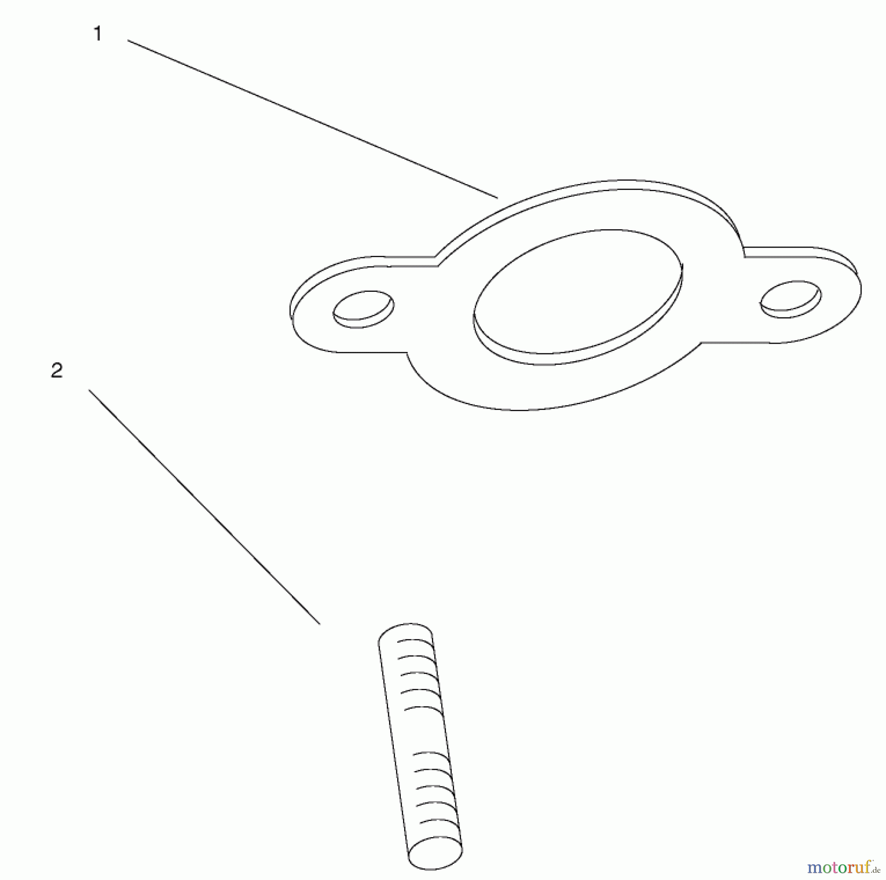 Toro Neu Mowers, Lawn & Garden Tractor Seite 1 72107 (268-HE) - Toro 268-HE Lawn and Garden Tractor, 2001 (210000001-210999999) EXHAUST ASSEMBLY KOHLER CV18S-PS-61528 AND CV18S-PS-61529