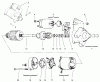Toro 72107 (268-HE) - 268-HE Lawn and Garden Tractor, 2001 (210000001-210999999) Ersatzteile STARTING SYSTEM ASSEMBLY KOHLER CV18S-PS-61528 AND CV18S-PS-61529
