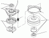 Toro 72102 (269-H) - 269-H Lawn and Garden Tractor, 1996 (6900001-6999999) Ersatzteile CLUTCH 92-6885