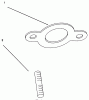 Toro 72102 (269-H) - 269-H Lawn and Garden Tractor, 1996 (6900001-6999999) Ersatzteile EXHAUST