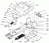 Toro 72102 (269-H) - 269-H Lawn and Garden Tractor, 1996 (6900001-6999999) Ersatzteile FENDER AND FOOTREST