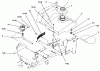 Toro 72102 (269-H) - 269-H Lawn and Garden Tractor, 1996 (6900001-6999999) Ersatzteile FUEL TANK AND HYDRO RESERVOIR