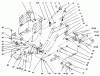 Toro 72102 (269-H) - 269-H Lawn and Garden Tractor, 1996 (6900001-6999999) Ersatzteile LIFT LEVER AND HEIGHT OF CUT