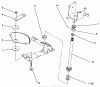 Toro 72102 (269-H) - 269-H Lawn and Garden Tractor, 1996 (6900001-6999999) Ersatzteile LOWER STEERING