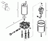 Toro 72102 (269-H) - 269-H Lawn and Garden Tractor, 1996 (6900001-6999999) Ersatzteile PUMP ASSEMBLY