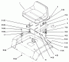 Toro 72102 (269-H) - 269-H Lawn and Garden Tractor, 1996 (6900001-6999999) Ersatzteile SEAT