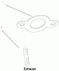 Toro 72102 (269-H) - 269-H Lawn and Garden Tractor, 1997 (7900001-7999999) Ersatzteile EXHAUST
