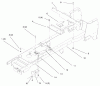 Toro 72102 (269-H) - 269-H Lawn and Garden Tractor, 1997 (7900001-7999999) Ersatzteile FRAME