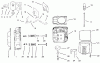 Toro 72102 (269-H) - 269-H Lawn and Garden Tractor, 1997 (7900001-7999999) Ersatzteile HEAD/VALVE/BREATHER