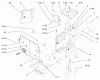 Toro 72102 (269-H) - 269-H Lawn and Garden Tractor, 1997 (7900001-7999999) Ersatzteile HOODSTAND AND FIREWALL
