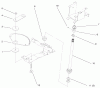 Toro 72102 (269-H) - 269-H Lawn and Garden Tractor, 1997 (7900001-7999999) Ersatzteile LOWER STEERING
