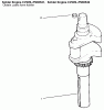 Toro 72106 (270-H) - 270-H Lawn and Garden Tractor, 1999 (9900001-9999999) Ersatzteile CRANKSHAFT