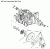 Toro 72106 (270-H) - 270-H Lawn and Garden Tractor, 1999 (9900001-9999999) Ersatzteile DIFFERENTIAL GEAR