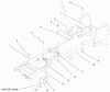 Toro 72106 (270-H) - 270-H Lawn and Garden Tractor, 1999 (9900001-9999999) Ersatzteile FRAME ASSEMBLY