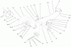 Toro 72106 (270-H) - 270-H Lawn and Garden Tractor, 1999 (9900001-9999999) Ersatzteile FRONT AXLE ASSEMBLY
