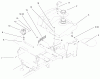 Toro 72106 (270-H) - 270-H Lawn and Garden Tractor, 1999 (9900001-9999999) Ersatzteile FUEL TANK & HYDRO RESERVOIR ASSEMBLY