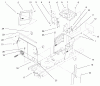 Toro 72106 (270-H) - 270-H Lawn and Garden Tractor, 1999 (9900001-9999999) Ersatzteile HOODSTAND & FIREWALL ASSEMBLY