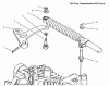 Toro 72106 (270-H) - 270-H Lawn and Garden Tractor, 1999 (9900001-9999999) Ersatzteile LEVER DAMPER