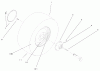 Toro 72106 (270-H) - 270-H Lawn and Garden Tractor, 1999 (9900001-9999999) Ersatzteile REAR WHEEL ASSEMBLY