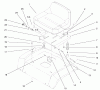 Toro 72106 (270-H) - 270-H Lawn and Garden Tractor, 1999 (9900001-9999999) Ersatzteile SEAT ASSEMBLY